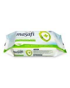 Masafi Antibacterial Wet Wipes Pack of 80 Sheets